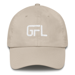 GFL' S #TOOEAZY DAD HAT - STONE